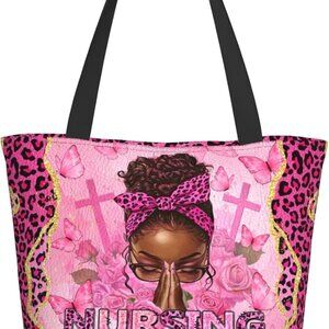 Women Tote Bag Waterproof Polyester Large Organizer Travel Work Nurse